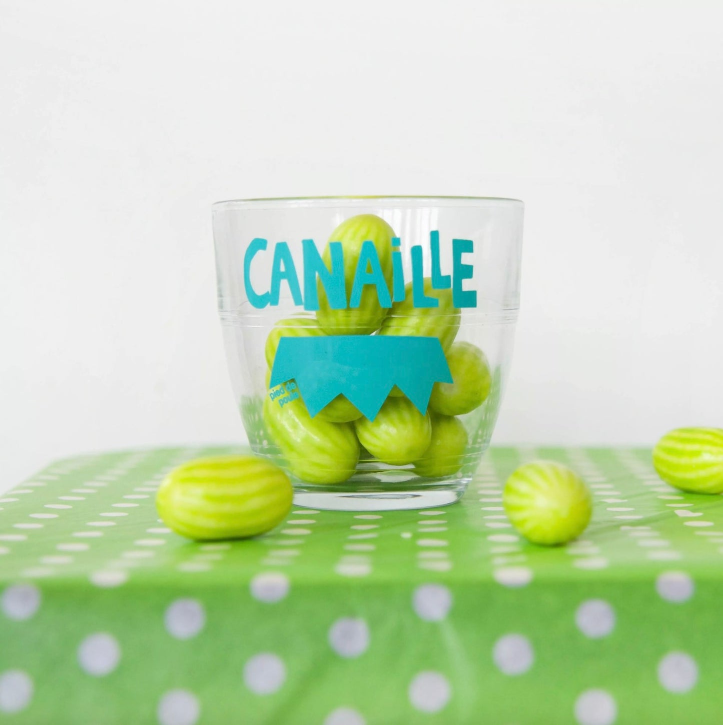 Verre Duralex Canaille vert