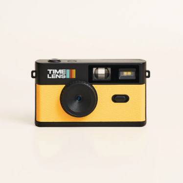 time lens appareil photo numerique  jaune
