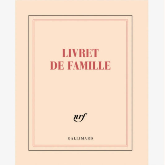 Carnet carré livret de famille Gallimard Papeterie La cachette de M