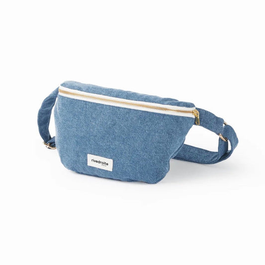 Sac banane Custine - Denim Clair