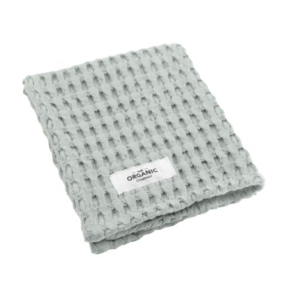 Big Waffle wash cloth - dusty mint