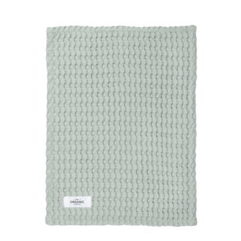 Big Waffle wash cloth - dusty mint