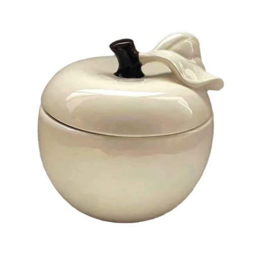 pomme sable boite en céramique