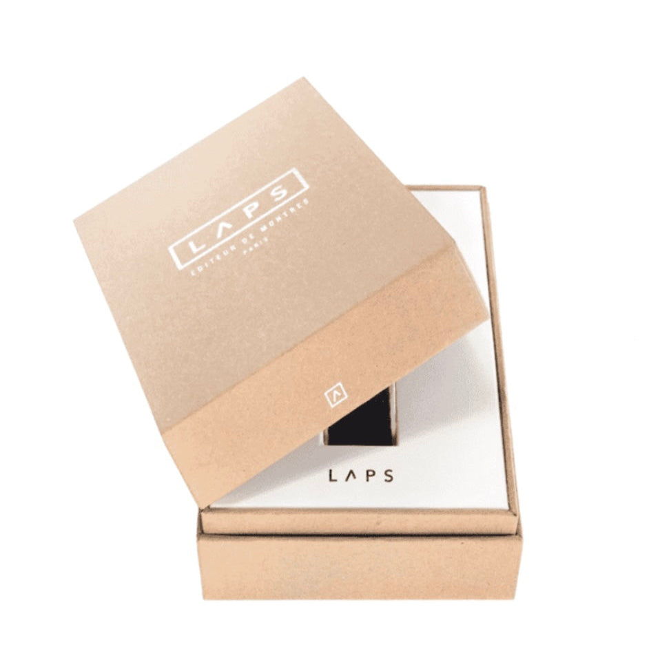 Montre Prima Nova Chocolat - Bracelet Perlon tressé marron