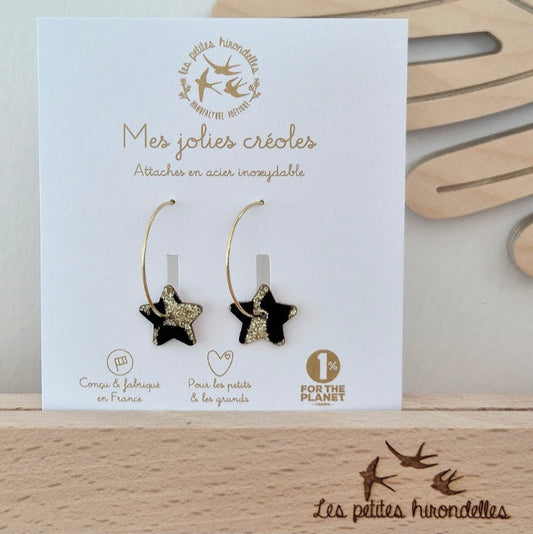 Boucles d'oreilles - étoile