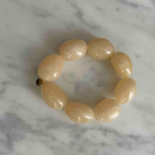 bracelet beans résine couleur