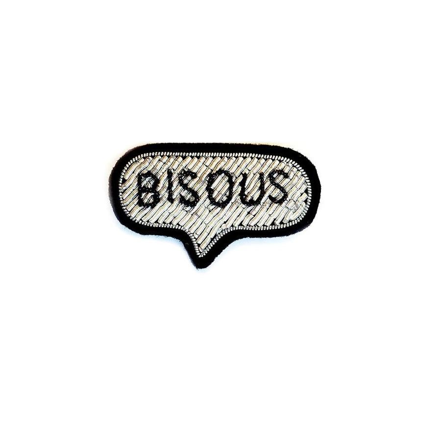 Broche Bisous Argent