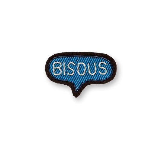 Broche Bisou Bleu turquoise