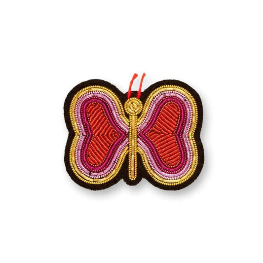 Broche - Papillon coeur