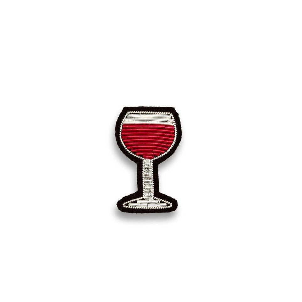 Broche Verre de vin rouge