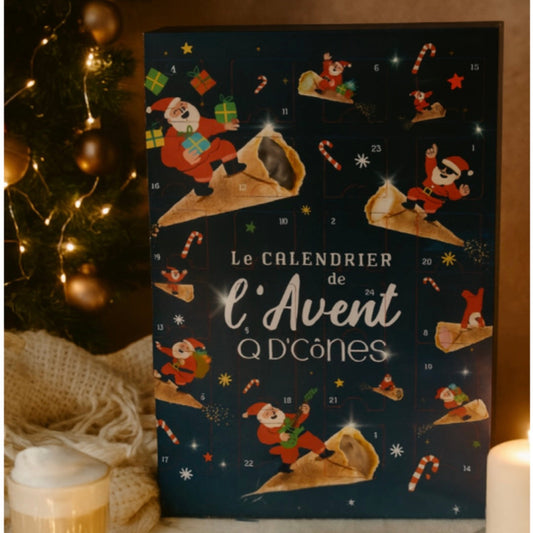 Q de cônes calendrier de l'Avent