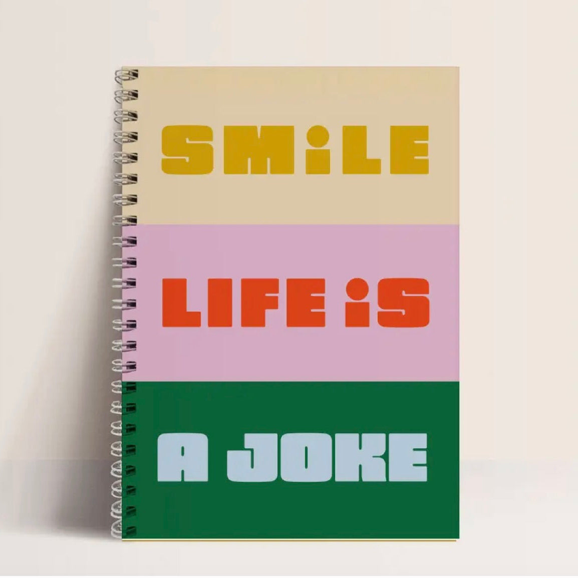 Carnet Smile life is a joke