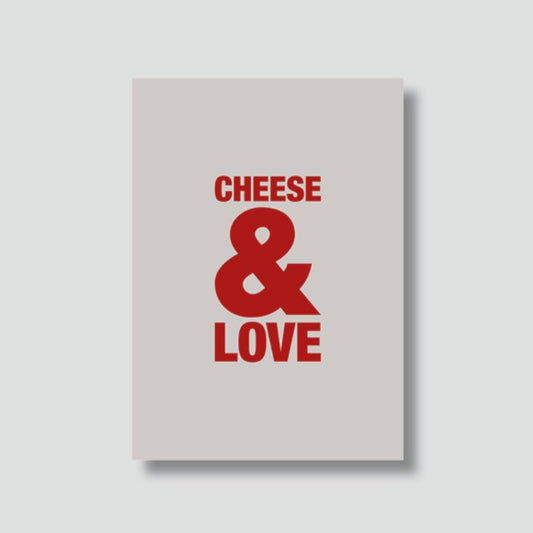 Carte Postale Cheese & Love