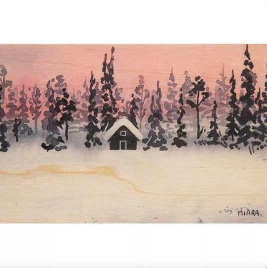 Carte postale winter sunrise