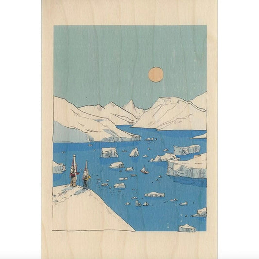 Carte postale ride iceberg
