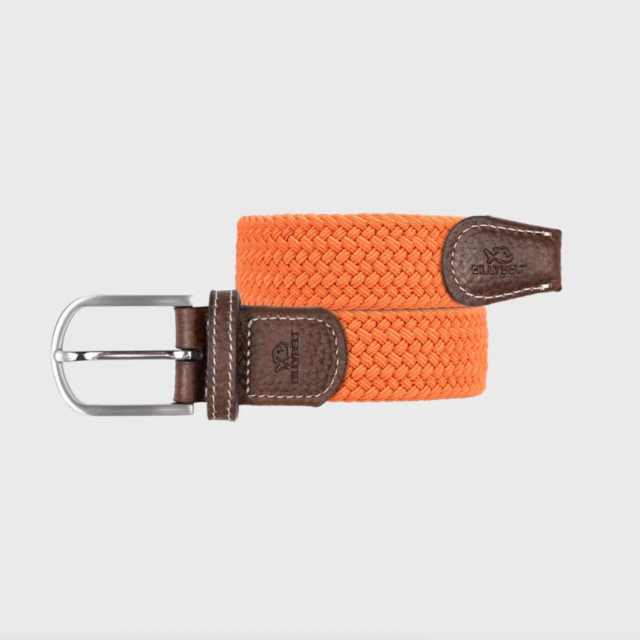 Ceinture tressée élastique Tangerine