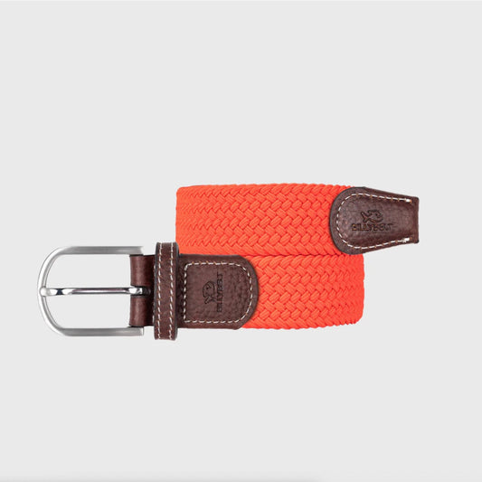 Ceinture tressée élastique Orange Ercolano