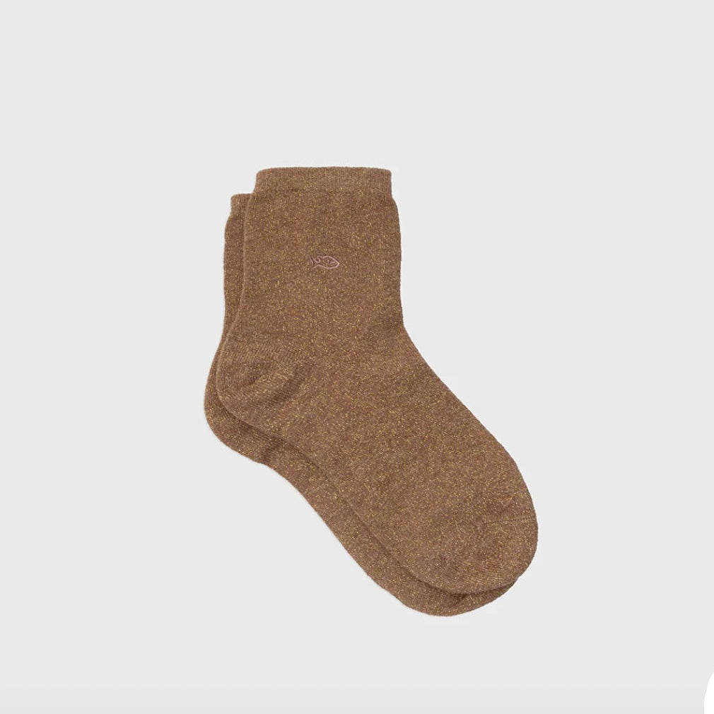 Chaussettes unies paillettes