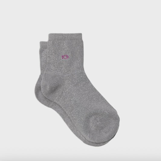 Chaussettes unies paillettes