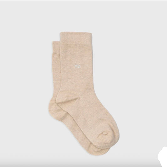 Chaussettes Coton beige
