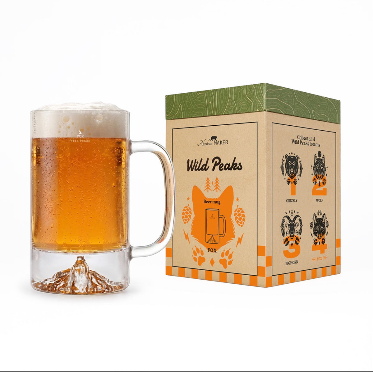Chope à bière Wild Peaks