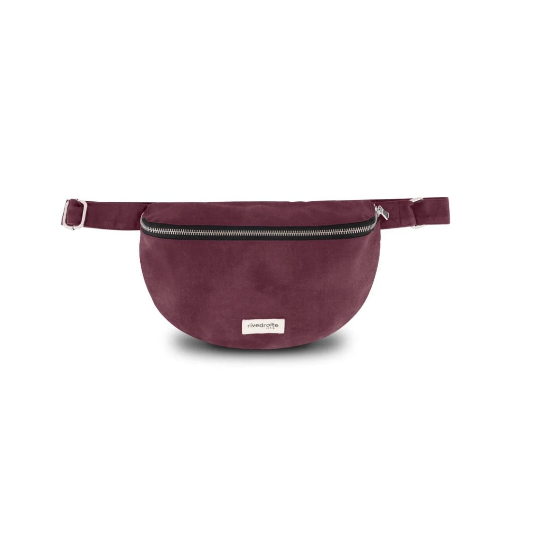 Sac banane Custine - Beetroot red waxed