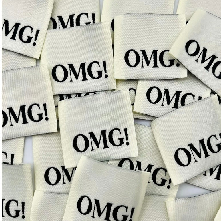 Etiquette tissée à coudre