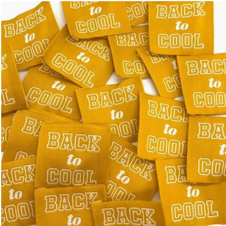 Etiquette tissée à coudre