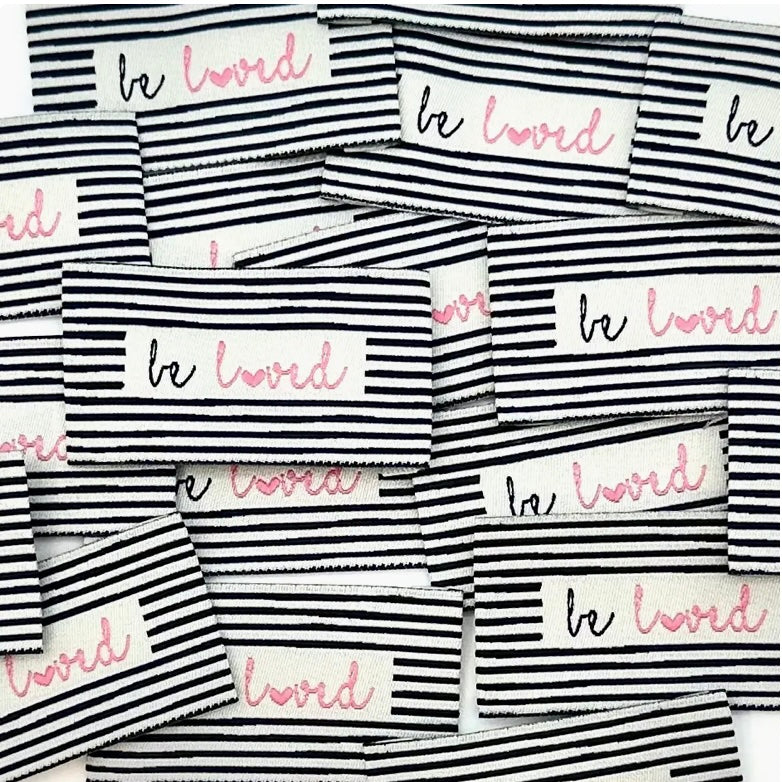 Etiquette tissée à coudre