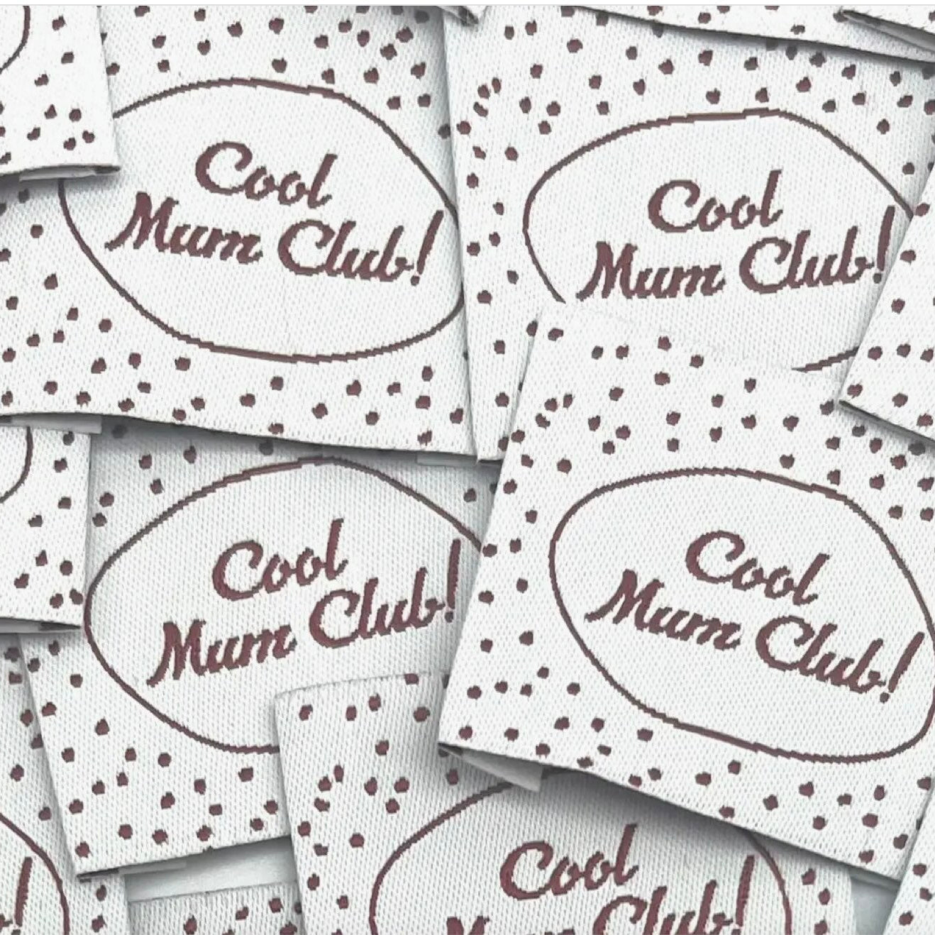 Etiquette tissée à coudre