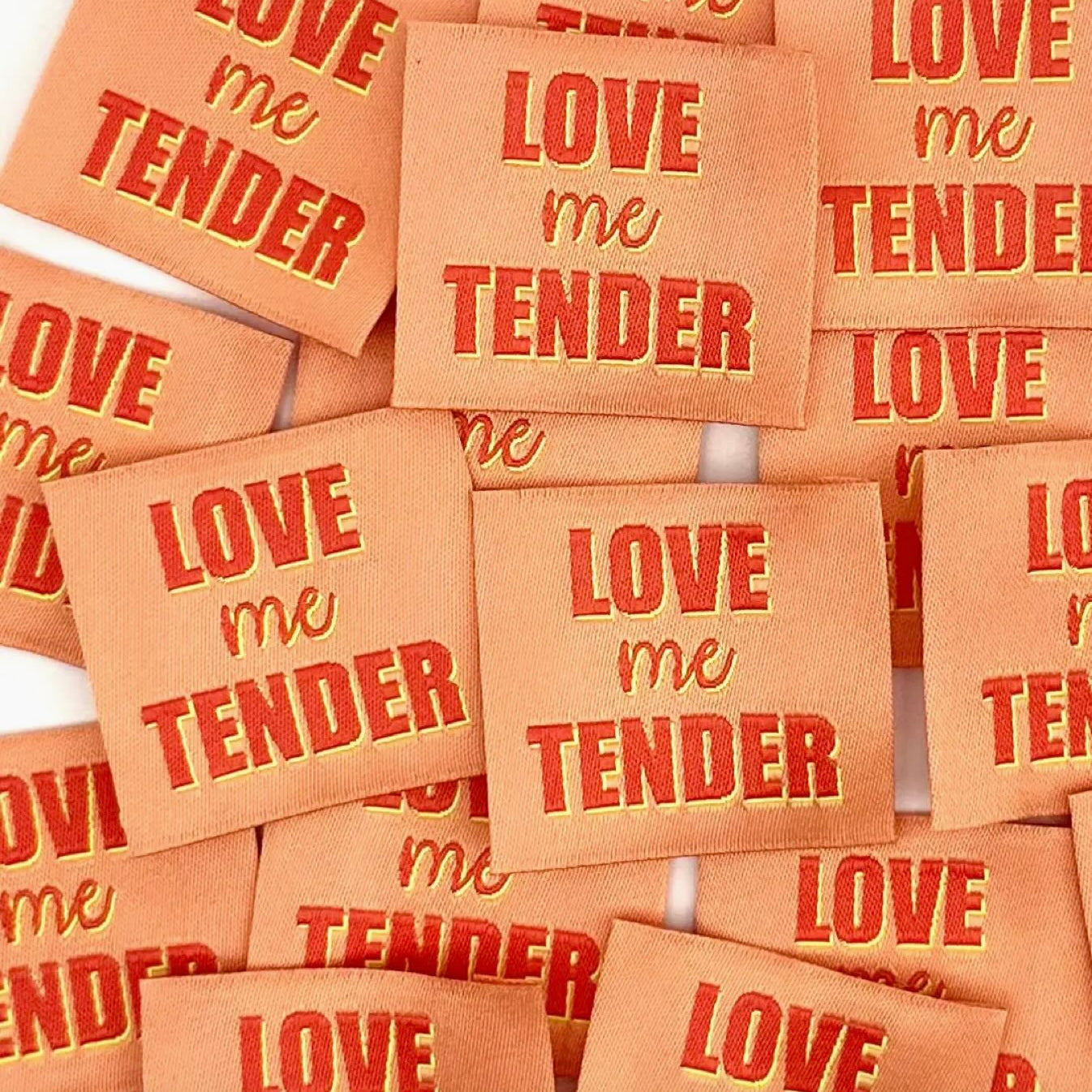 Etiquette tissée à coudre