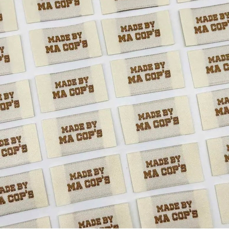 Etiquette tissée à coudre