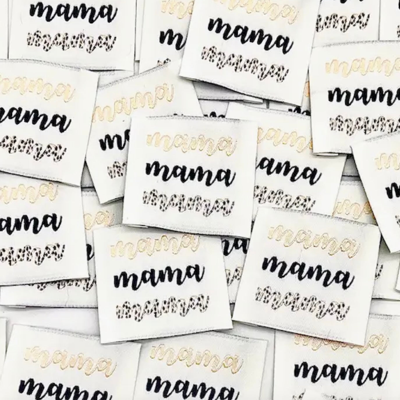 Etiquette tissée à coudre