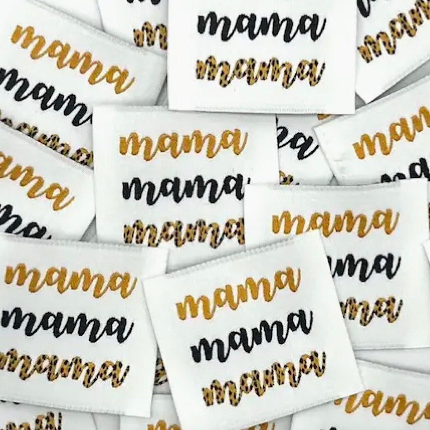 Etiquette tissée à coudre