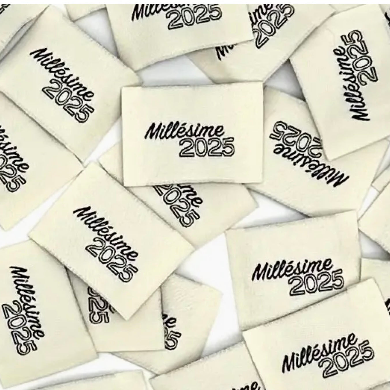 Etiquette tissée à coudre