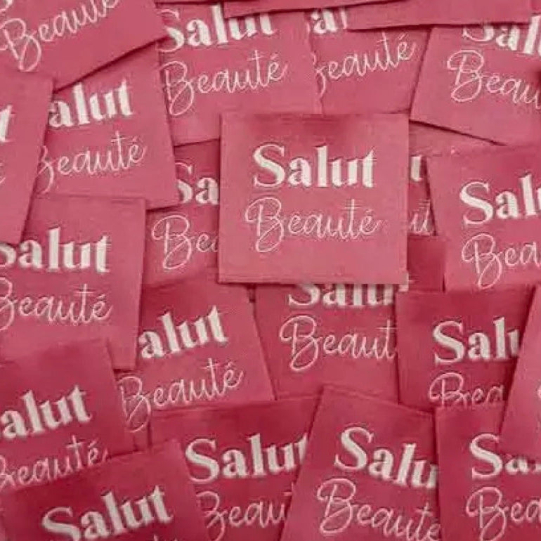 Etiquette tissée à coudre