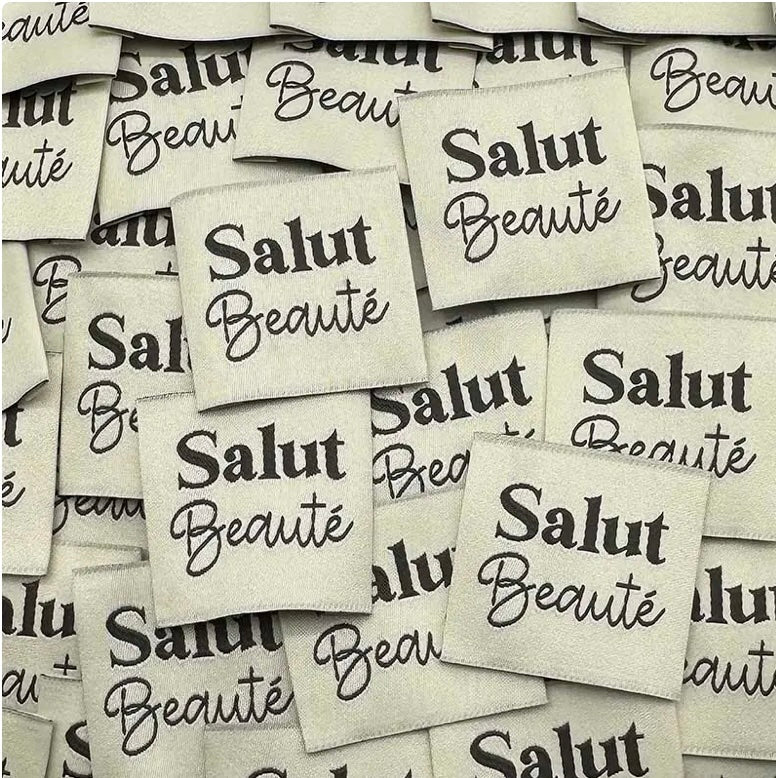 Etiquette tissée à coudre