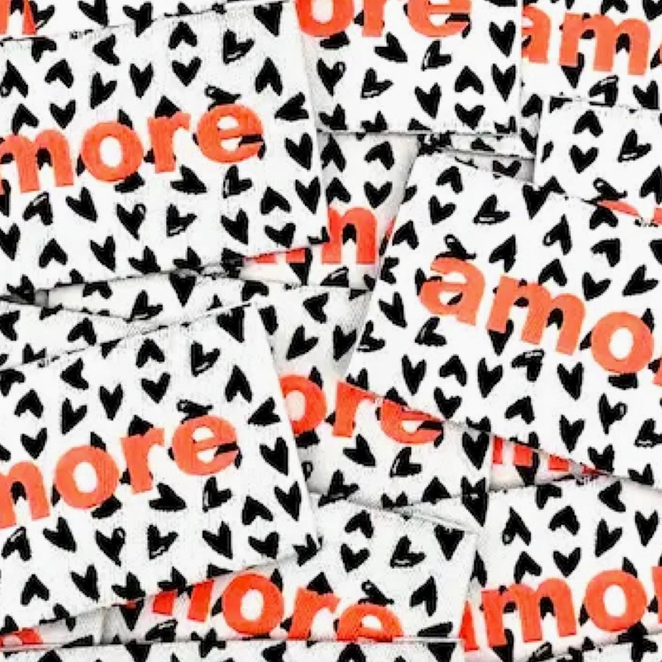 Etiquette tissée à coudre