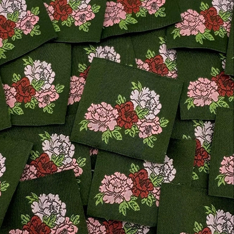 Etiquette tissée à coudre