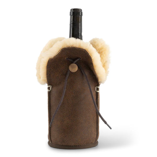 Étui Isotherme Champagne – KYWIE marron cuir