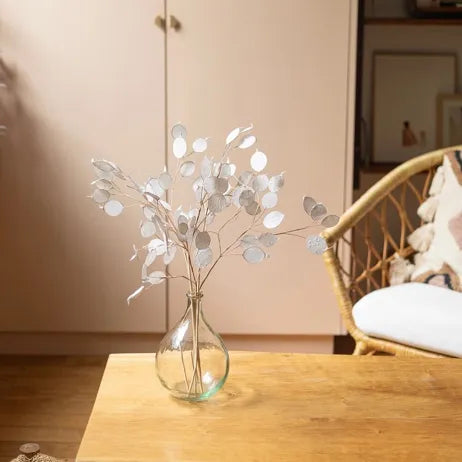 Fleur en papier monnaie du pape blanc