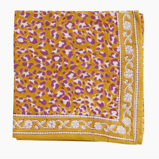 foulard Leopard Absynthe