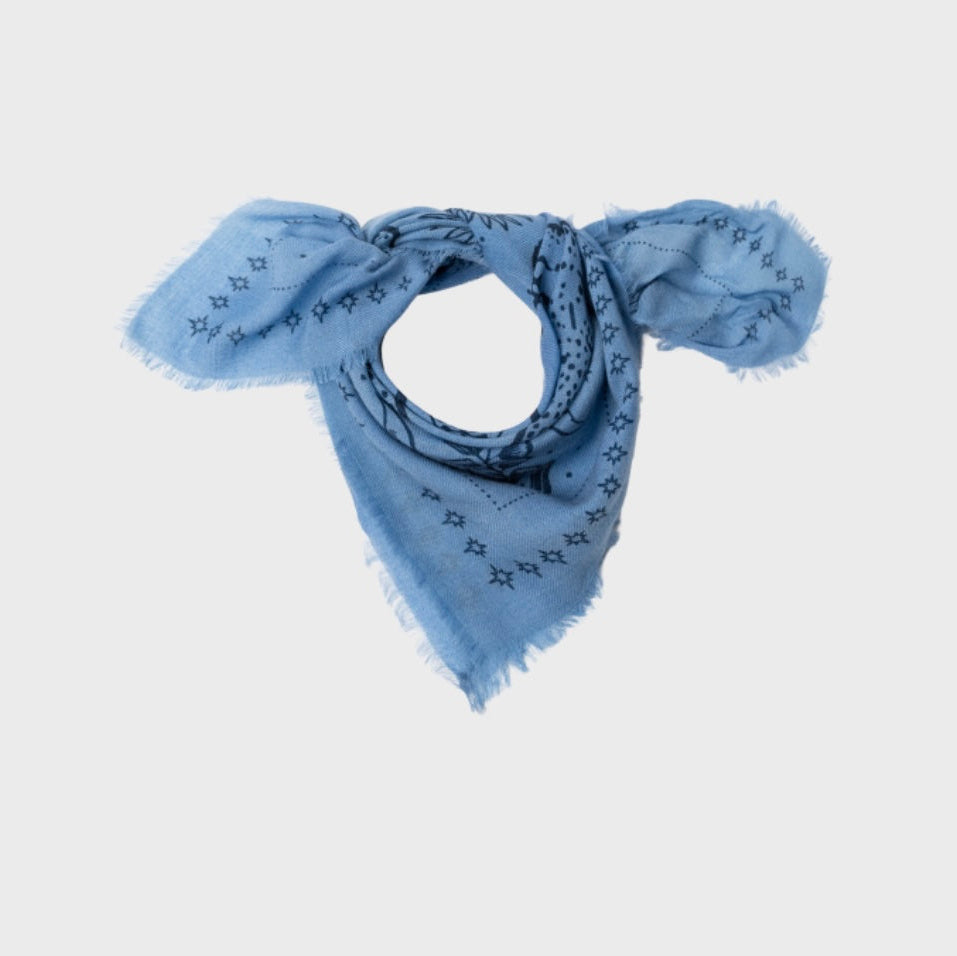 Foulard Sacha bleu