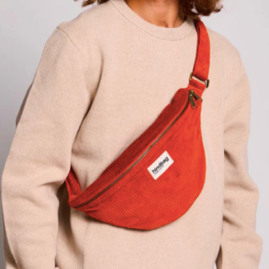 banane velours brique sasha hindbag