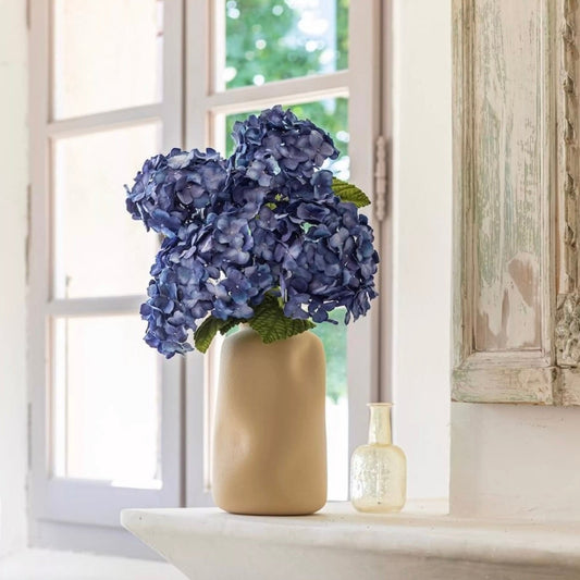 Fleur hortensia bleu