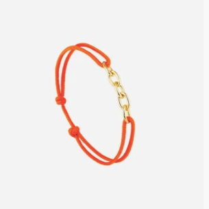 bracelet le vent à la française  lien orange