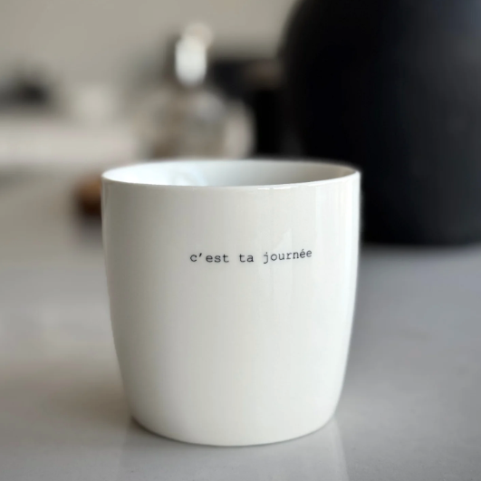sogne c'est ta journée mug mot