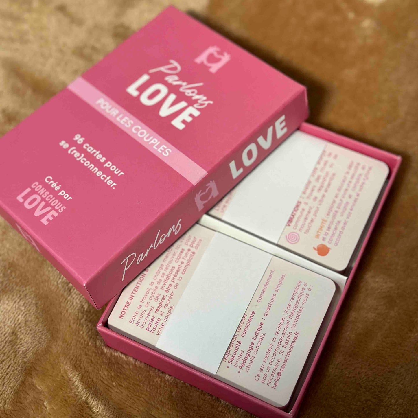 Parlons Love jeu de cartes pour les couples