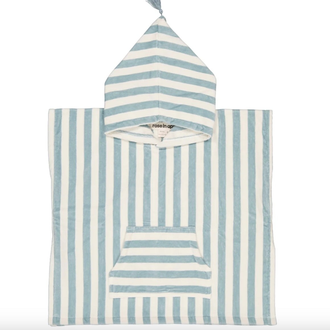 Poncho de bain Rayures 4/6 ans