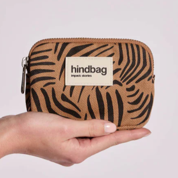 hindbag porte monnaie lili tigre cannelle